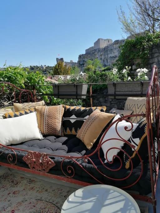 Le Balcon Du Prince Noir Les Baux Exteriör bild