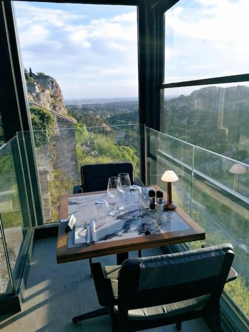 Le Balcon Du Prince Noir Les Baux Exteriör bild