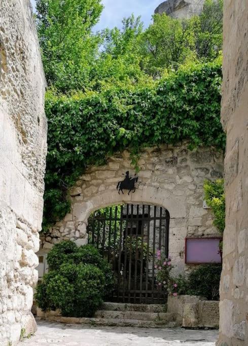 Le Balcon Du Prince Noir Les Baux Exteriör bild