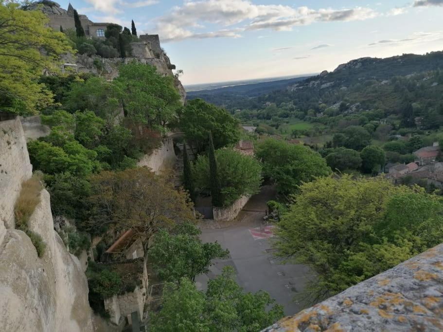 Le Balcon Du Prince Noir Les Baux Exteriör bild