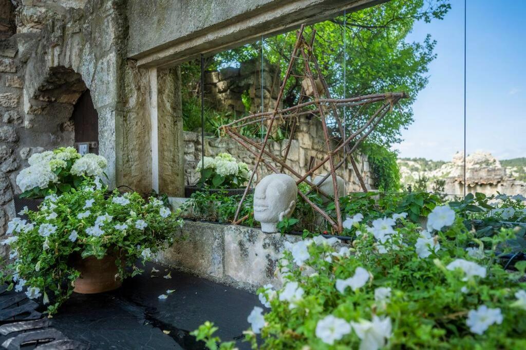 Le Balcon Du Prince Noir Les Baux Exteriör bild